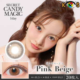 Secret CandyMagic 1day Pink Beige 